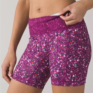 Lululemon speed track shorts